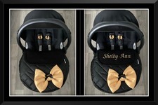 doona universal black baby car